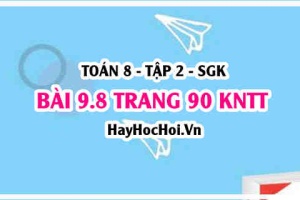 Bài 9.8 trang 90 Toán 8 Tập 2 Kết nối tri thức: Chứng minh tam giác đồng dạng (c.g.c)